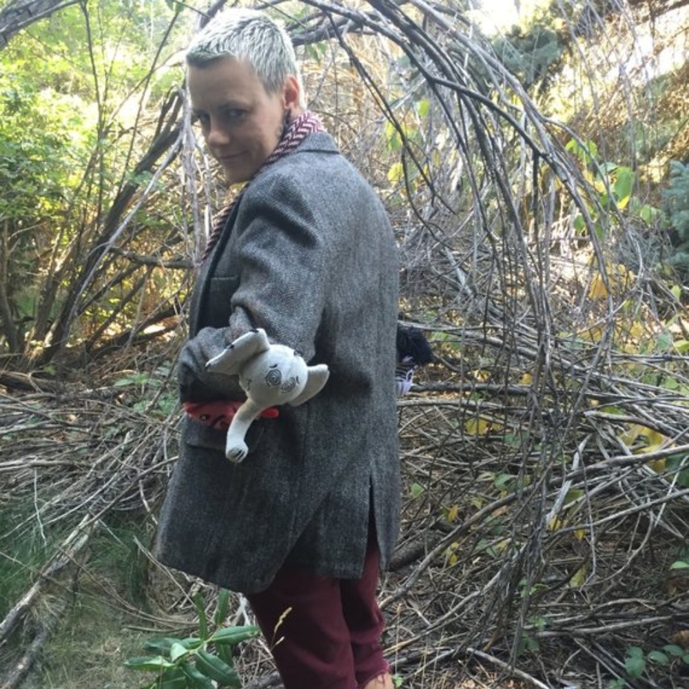 Awesome Elephant and zebra Tweed Jacket!